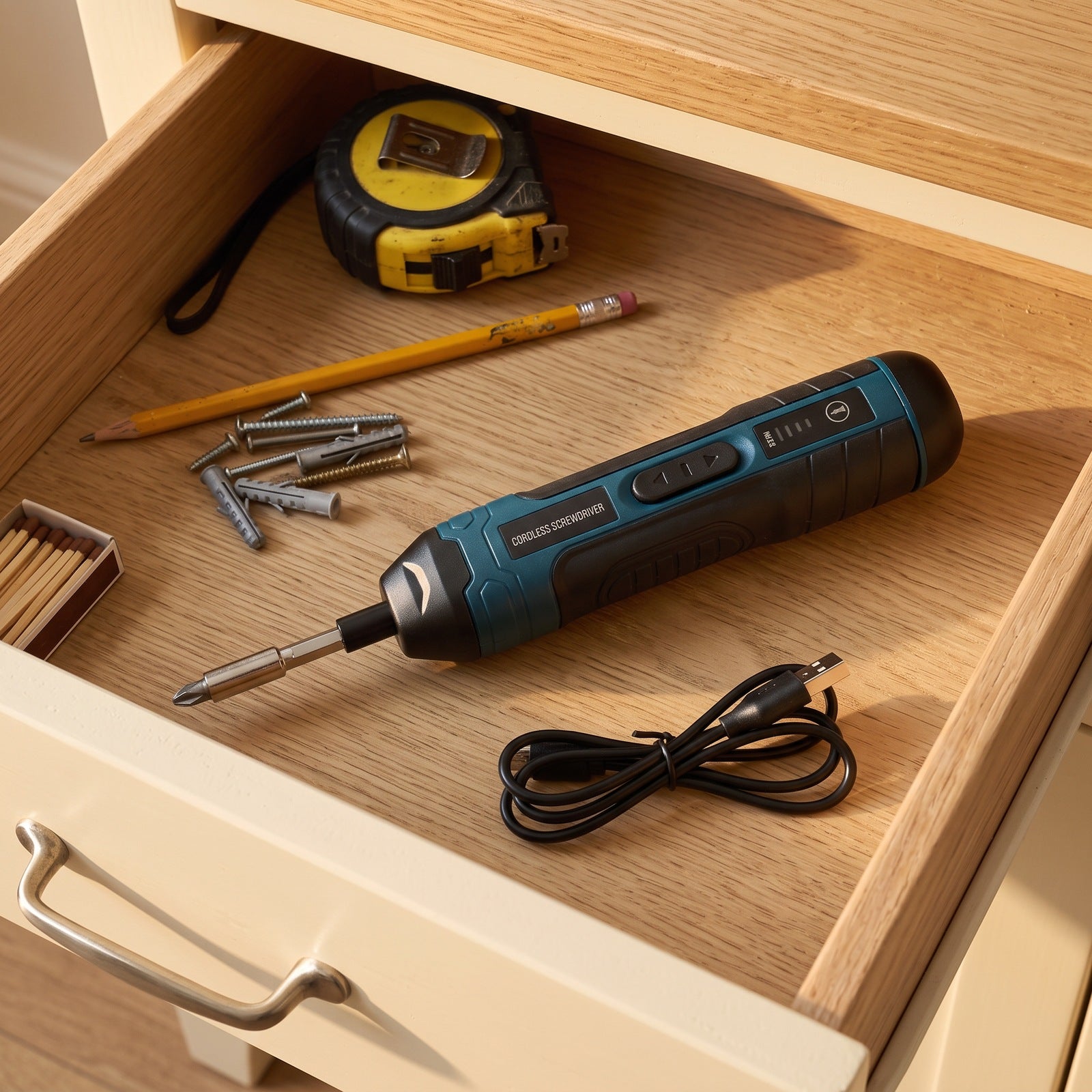 Turnwell driver ready in an everyday home tool drawer