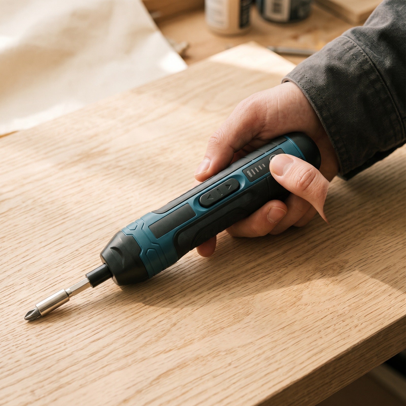 Thumb selecting torque on the Turnwell driver